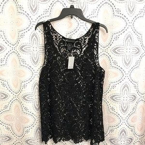 Lane Bryant crochet style tank